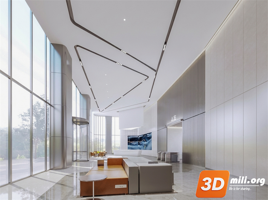 Lobby front desk Skp Files 